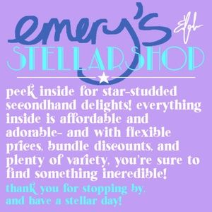 hello from Emery, your shopkeeper!